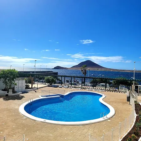 Stunning Front Line Penthouse Sea And Pool Lägenhet El Médano
